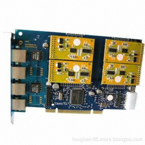 VoIP Gateway Termination to Analog Telephones with 4 FXS Modules